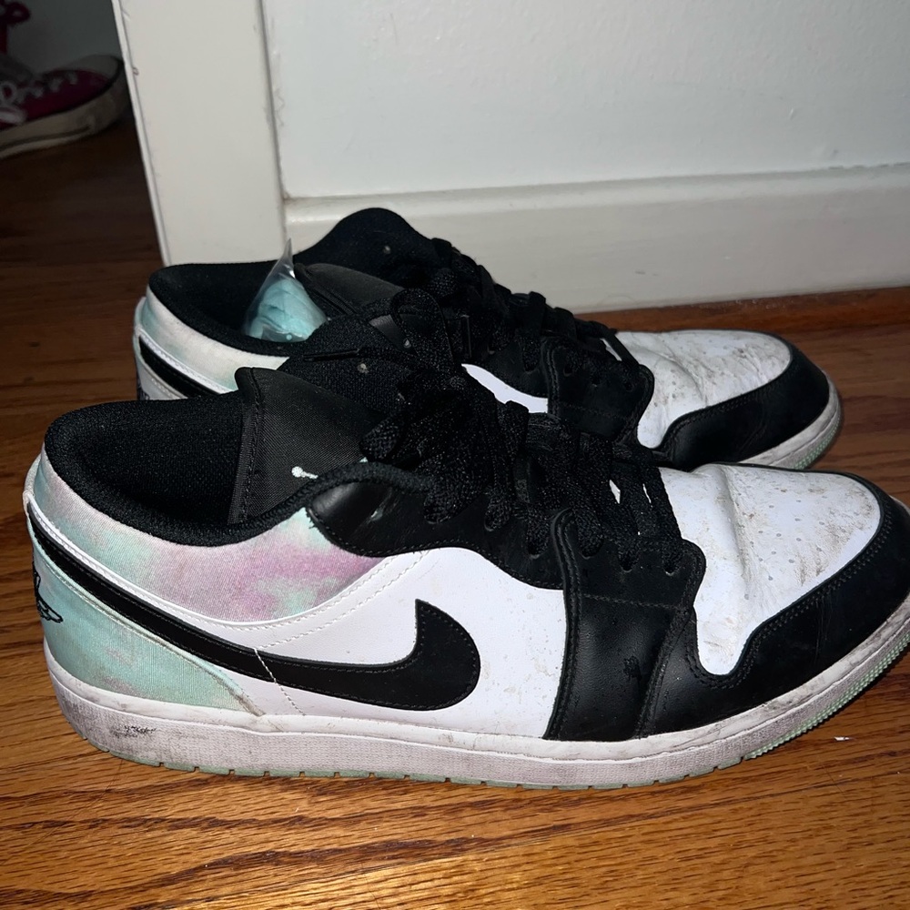 Jordan 1 low Nike Black and White Low-Top Sneakers